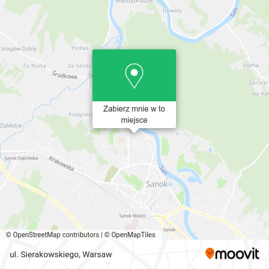 Mapa ul. Sierakowskiego