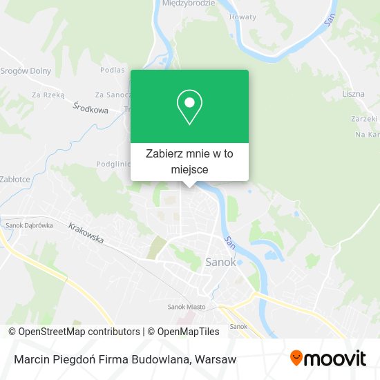 Mapa Marcin Piegdoń Firma Budowlana