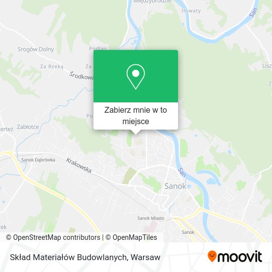 Mapa Skład Materiałów Budowlanych