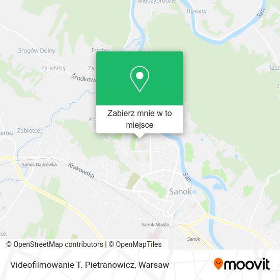 Mapa Videofilmowanie T. Pietranowicz