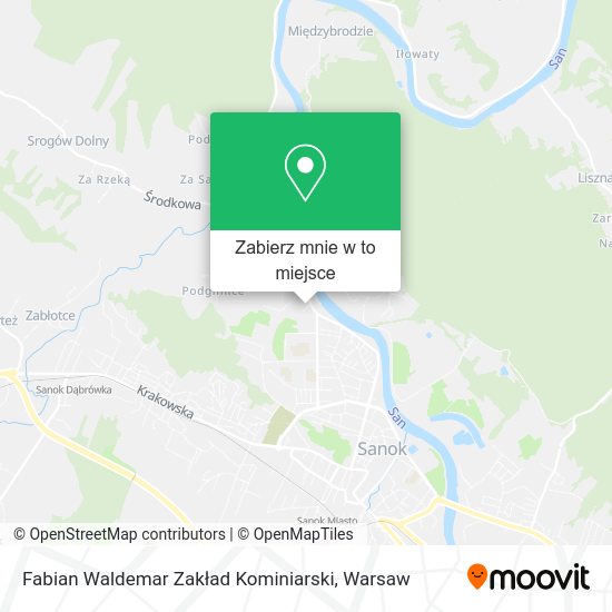 Mapa Fabian Waldemar Zakład Kominiarski