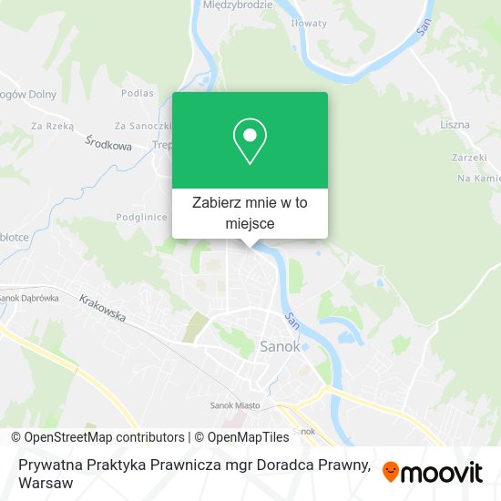 Mapa Prywatna Praktyka Prawnicza mgr Doradca Prawny