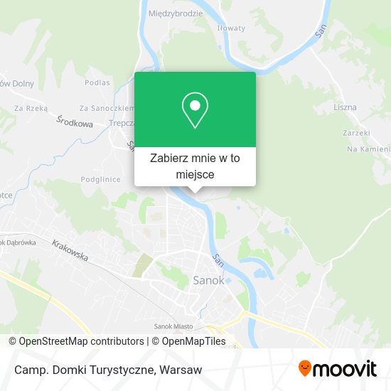 Mapa Camp. Domki Turystyczne