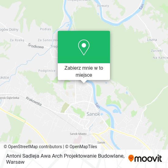 Mapa Antoni Sadleja Awa Arch Projektowanie Budowlane