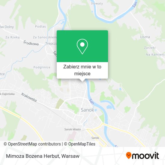 Mapa Mimoza Bozena Herbut