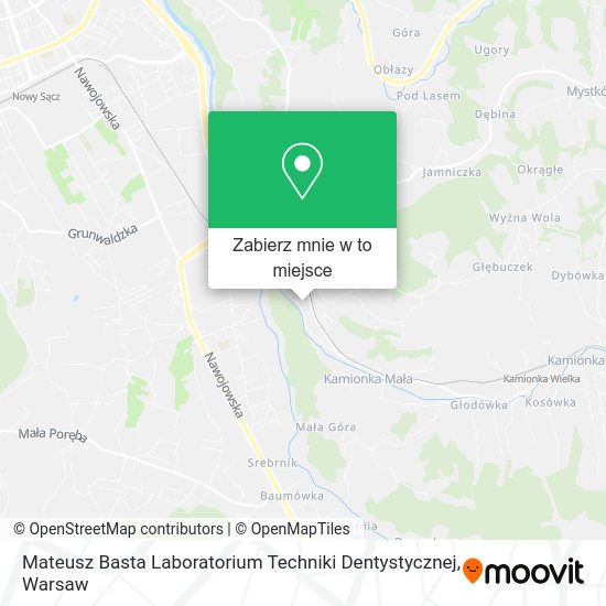 Mapa Mateusz Basta Laboratorium Techniki Dentystycznej