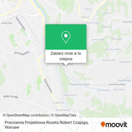 Mapa Pracownia Projektowa Rozeta Robert Czapiga