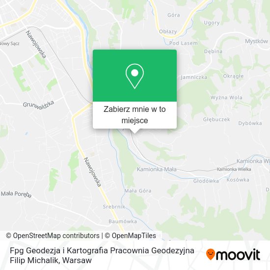 Mapa Fpg Geodezja i Kartografia Pracownia Geodezyjna Filip Michalik