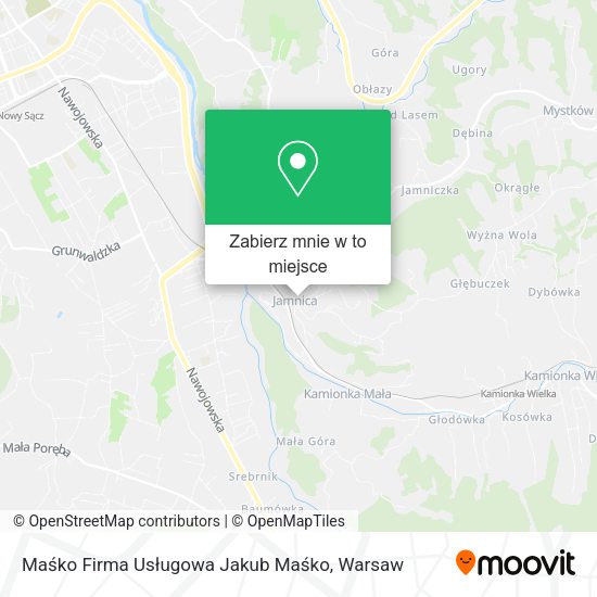 Mapa Maśko Firma Usługowa Jakub Maśko