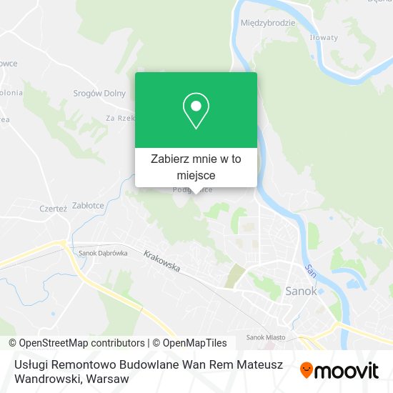 Mapa Usługi Remontowo Budowlane Wan Rem Mateusz Wandrowski