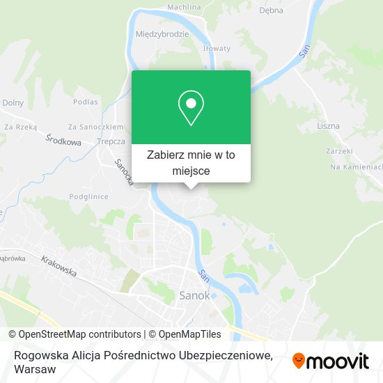 Mapa Rogowska Alicja Pośrednictwo Ubezpieczeniowe