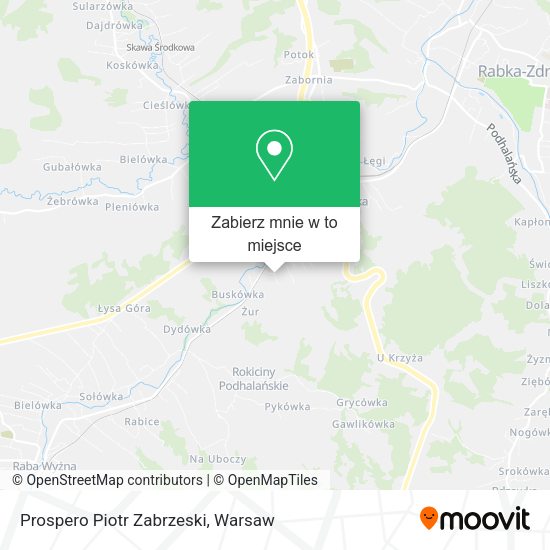 Mapa Prospero Piotr Zabrzeski