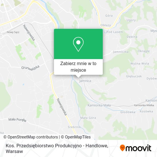 Mapa Kos. Przedsiębiorstwo Produkcyjno - Handlowe