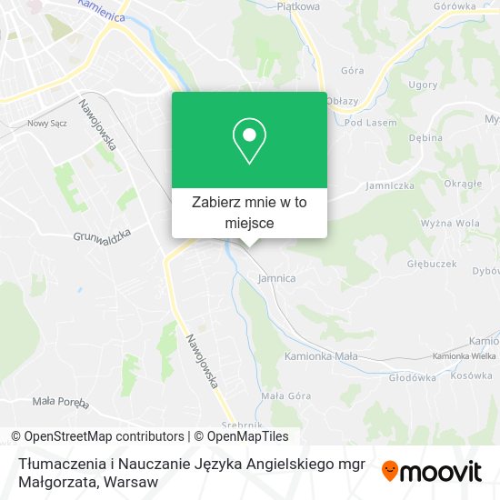 Mapa Tłumaczenia i Nauczanie Języka Angielskiego mgr Małgorzata