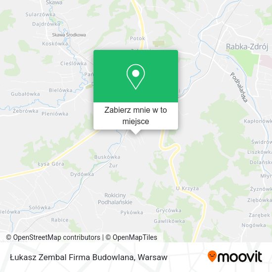 Mapa Łukasz Zembal Firma Budowlana