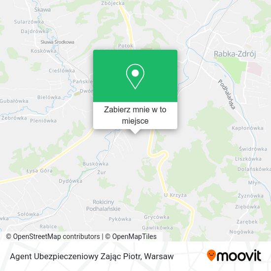 Mapa Agent Ubezpieczeniowy Zając Piotr