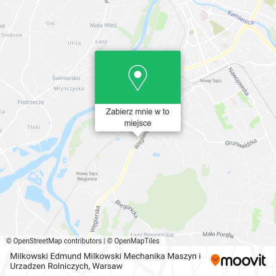 Mapa Milkowski Edmund Milkowski Mechanika Maszyn i Urzadzen Rolniczych