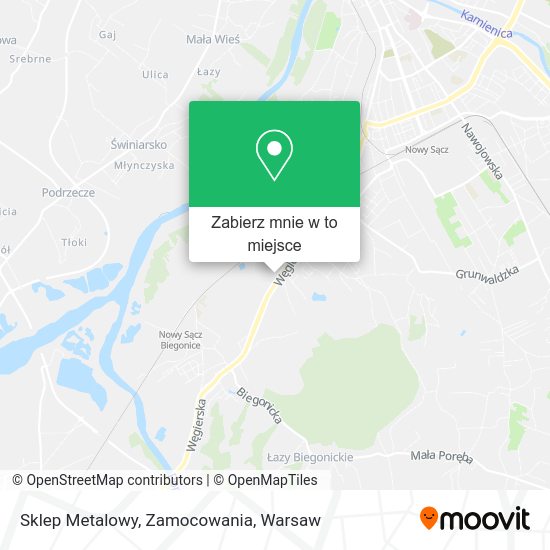 Mapa Sklep Metalowy, Zamocowania