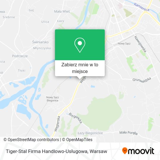 Mapa Tiger-Stal Firma Handlowo-Usługowa