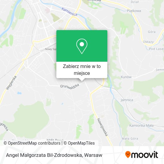 Mapa Angel Małgorzata Bil-Zdrodowska