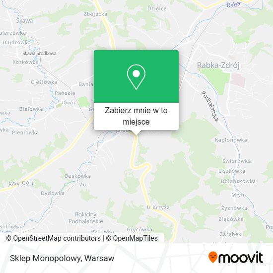 Mapa Sklep Monopolowy