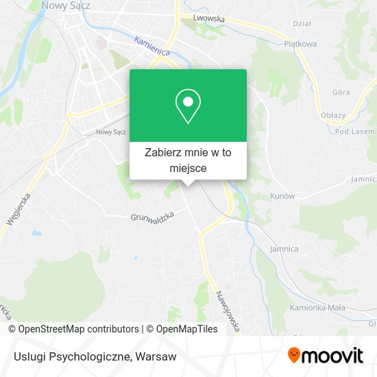 Mapa Uslugi Psychologiczne