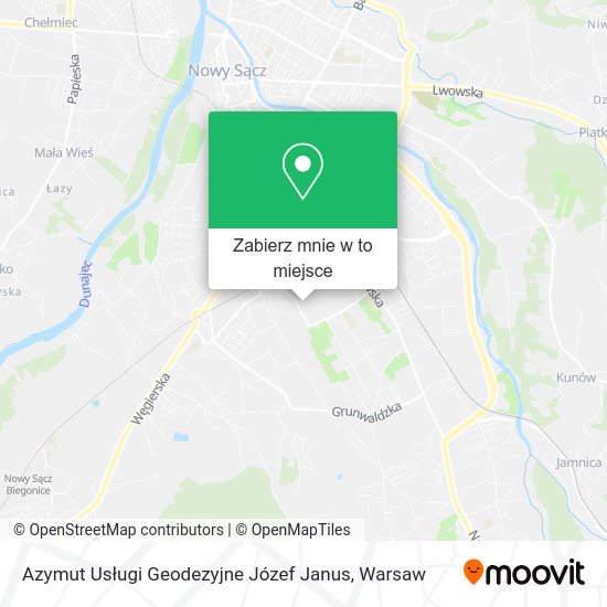 Mapa Azymut Usługi Geodezyjne Józef Janus