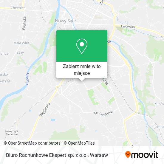 Mapa Biuro Rachunkowe Ekspert sp. z o.o.