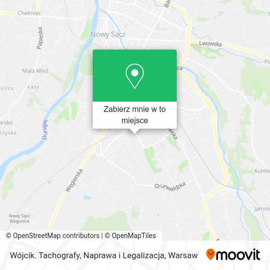 Mapa Wójcik. Tachografy, Naprawa i Legalizacja