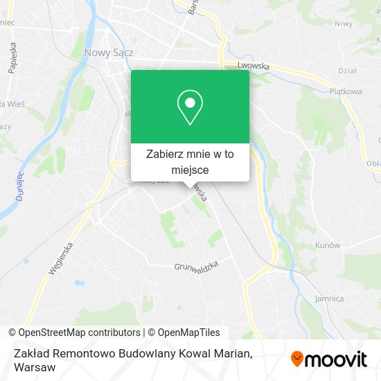 Mapa Zakład Remontowo Budowlany Kowal Marian