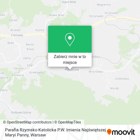 Mapa Parafia Rzymsko-Katolicka P.W. Imienia Najświętszej Maryi Panny