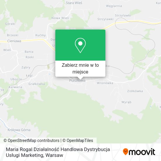 Mapa Maria Rogal Działalność Handlowa Dystrybucja Usługi Marketing