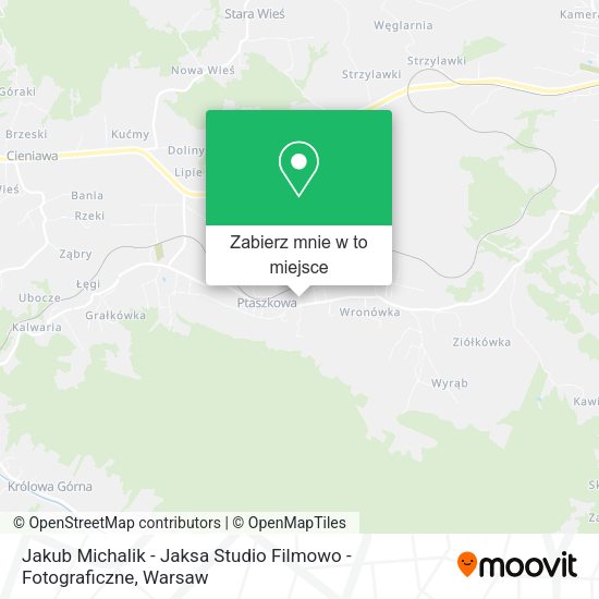 Mapa Jakub Michalik - Jaksa Studio Filmowo - Fotograficzne