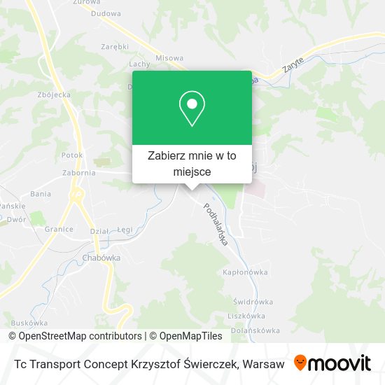 Mapa Tc Transport Concept Krzysztof Świerczek