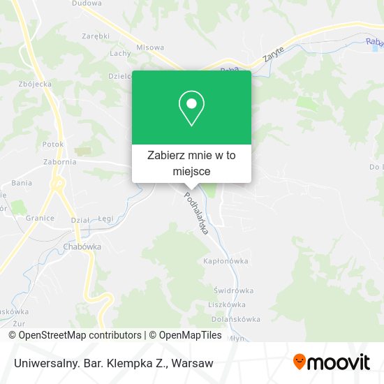 Mapa Uniwersalny. Bar. Klempka Z.