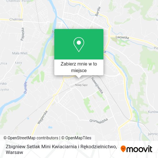 Mapa Zbigniew Setlak Mini Kwiaciarnia i Rękodzielnictwo