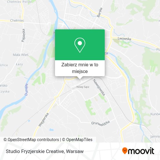 Mapa Studio Fryzjerskie Creative