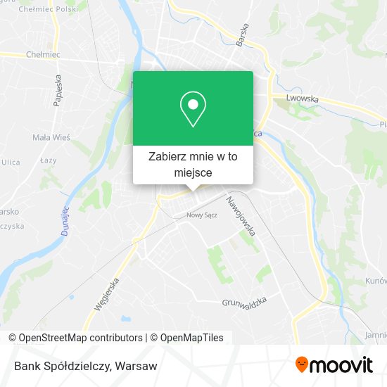 Mapa Bank Spółdzielczy