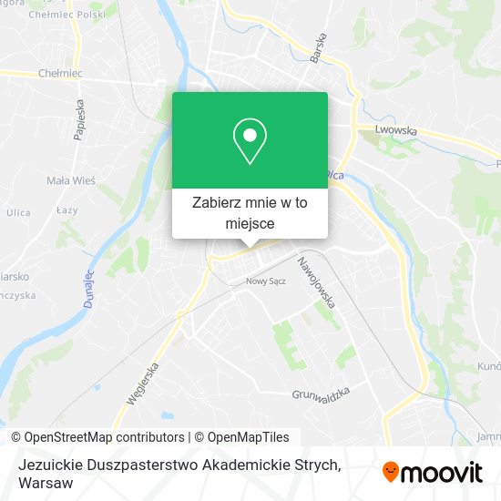 Mapa Jezuickie Duszpasterstwo Akademickie Strych