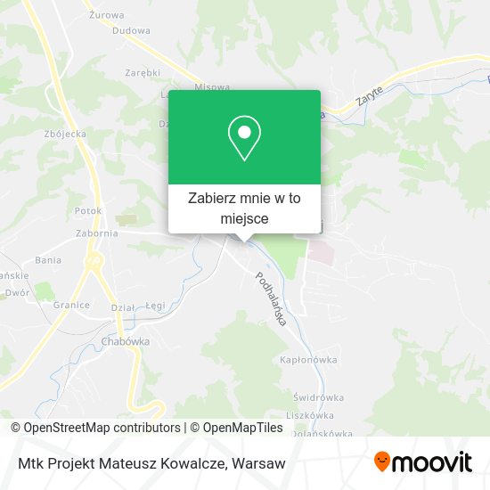 Mapa Mtk Projekt Mateusz Kowalcze