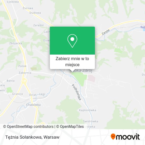 Mapa Tężnia Solankowa