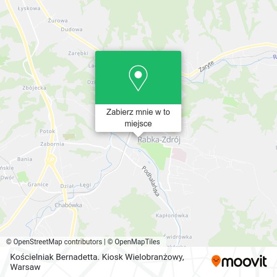 Mapa Kościelniak Bernadetta. Kiosk Wielobranżowy