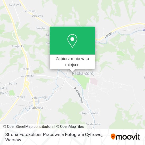 Mapa Strona Fotokoliber Pracownia Fotografii Cyfrowej