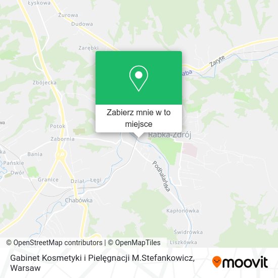 Mapa Gabinet Kosmetyki i Pielęgnacji M.Stefankowicz