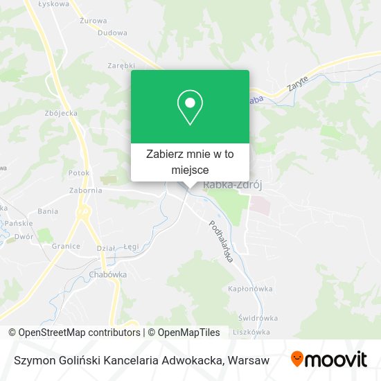 Mapa Szymon Goliński Kancelaria Adwokacka