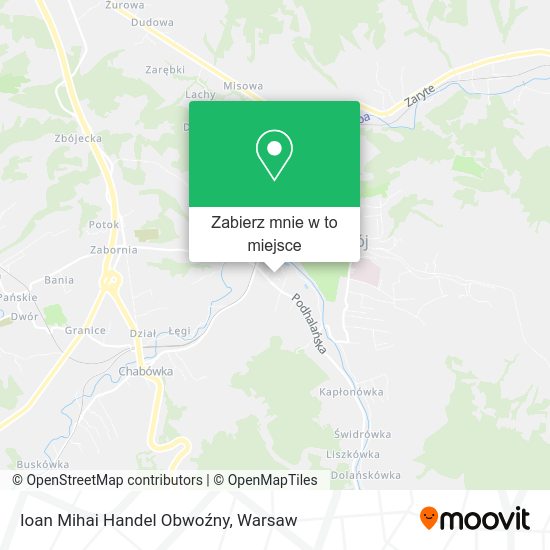 Mapa Ioan Mihai Handel Obwoźny