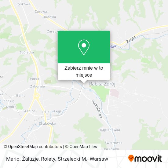 Mapa Mario. Żaluzje, Rolety. Strzelecki M.