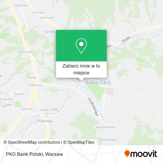 Mapa PKO Bank Polski