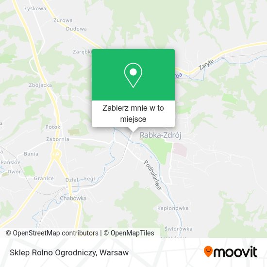 Mapa Sklep Rolno Ogrodniczy