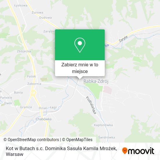 Mapa Kot w Butach s.c. Dominika Sasuła Kamila Mrożek